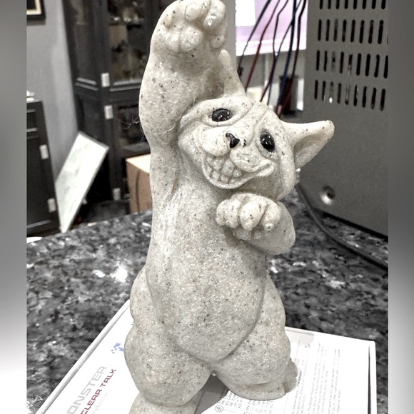 🐾 Second Nature Design Quarry Critters “Caz” Sandstone Figure (2001 Vintage!)🐾 - Picture 1 of 14